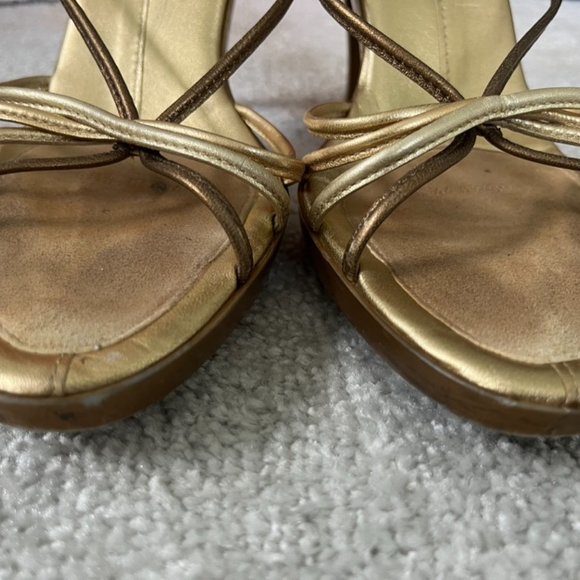 NikeLab Multistrap Sz 8 Metallic Sandals - Picture 6 of 6